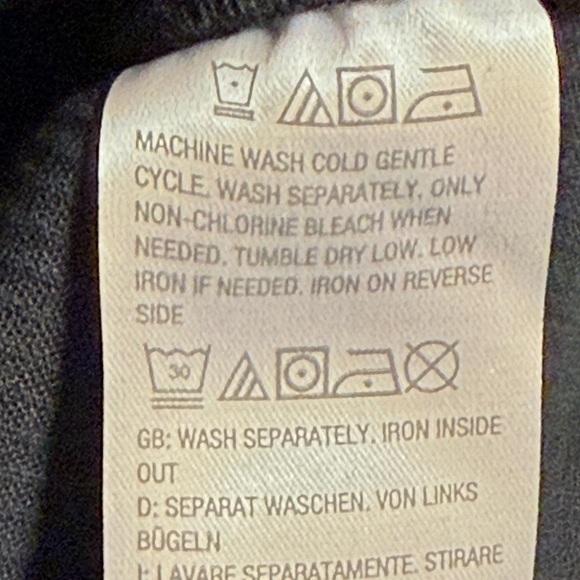 D&co. Denim & Company A342704 black Wide Wale Corduroy Barn Jacket NWOT - Picture 8 of 8